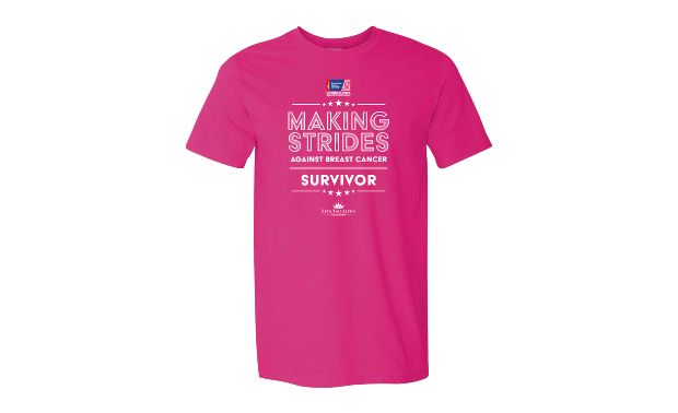 Making Strides offers free survivor and thriver shirts - American